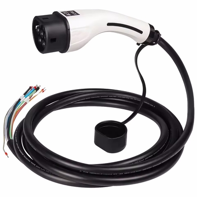 ভালো দাম OEM 32A ইভি চার্জিং প্লাগ 7.3kw Ev টাইপ 2 চার্জিং প্লাগ 5 মিটার তারের সাথে অনলাইন