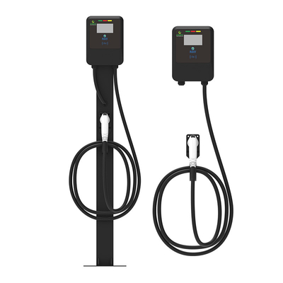 220V/7KW/32A কালো ওয়াল-মাউন্ট / পোস্ট-টাইপ বৈদ্যুতিক যানবাহন চার্জিং পিল বৈদ্যুতিক যানবাহন চার্জার