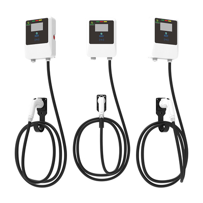 220V/7KW/32A হোয়াইট ওয়াল-মাউন্ট / পোস্ট-টাইপ বৈদ্যুতিক যানবাহন চার্জিং পিল বৈদ্যুতিক যানবাহন চার্জার