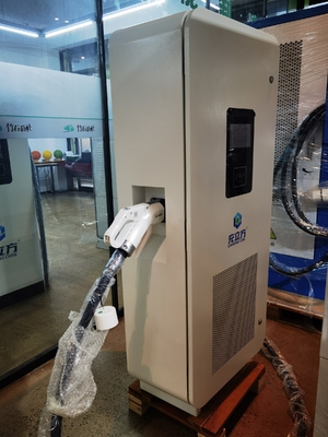 ভালো দাম নতুন হোয়াইট 120KW বাণিজ্যিক / ঘরোয়া মেঝে সমন্বিত একক বন্দুক বৈদ্যুতিক যানবাহন চার্জিং স্টেশন অনলাইন