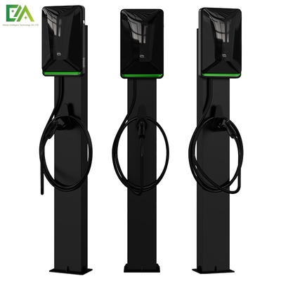 ভালো দাম 220V 380V 7kW 11KW 22KW কালো কলাম টাইপ এসি চার্জিং পিল পরিবারের বৈদ্যুতিক যানবাহনের জন্য অনলাইন