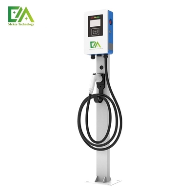 ভালো দাম গৃহস্থালী বাণিজ্যিক নীল এবং সাদা 7KW / 11KW / 22KW একক বন্দুক এসি চার্জিং পিল / বৈদ্যুতিক যানবাহন চার্জিং পিল অনলাইন