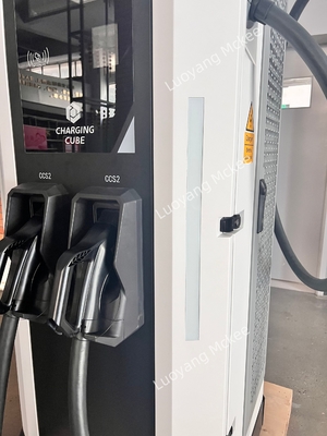 নতুন 60KW থেকে 240KW ইভি ডিসি দ্রুত চার্জিং স্টেশন মেঝে স্থায়ী 7 ইঞ্চি স্ক্রিন ডিসি বৈদ্যুতিক যানবাহন চার্জার চার্জিং পিল আইপি 54