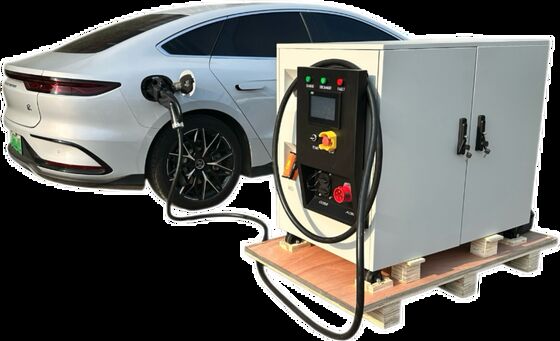 ভালো দাম ম্যাক্সপাওয়ার ম্যানুফ্যাকচারার্স IP54 CCS2 DC 60kw ইলেকট্রিক গাড়ির জন্য পোর্টেবল চার্জিং স্টেশন অনলাইন