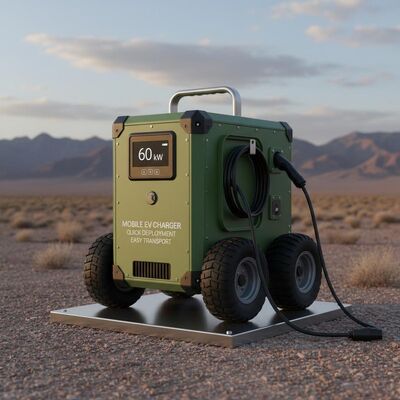 ভালো দাম আইপি৫৪ সুরক্ষা এবং জরুরী পোর্টেবল ইভি চার্জিংয়ের জন্য ২৬ কিলোওয়াট ক্ষমতা সহ ৬০ কিলোওয়াট মোবাইল ইভি চার্জার অনলাইন
