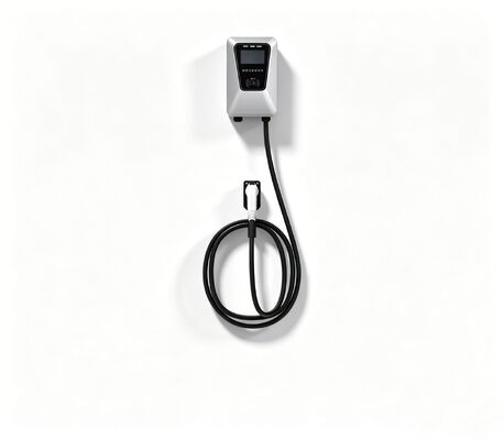 ভালো দাম 32A 7KW সিলভার সিঙ্গল পোর্ট EV এসি চার্জিং স্টেশন ওয়াল কলাম টাইপ অনলাইন
