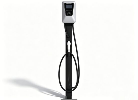 7kW আউটডোর AC EV চার্জার IP55 32A ওয়াইড টেম্পারেচার 4.3 ইঞ্চি টাচ স্ক্রিন ডুয়াল মাউন্ট