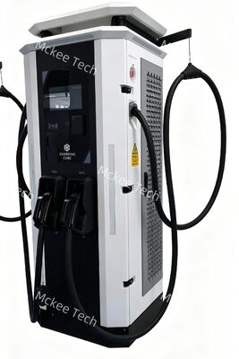 ভালো দাম দক্ষ ডিসি ফাস্ট চার্জিংয়ের জন্য 80kW সুইং-আর্ম স্ট্রাকচার ডুয়াল-গান অ্যাডাপটিভ ইভি চার্জিং পাইল অনলাইন
