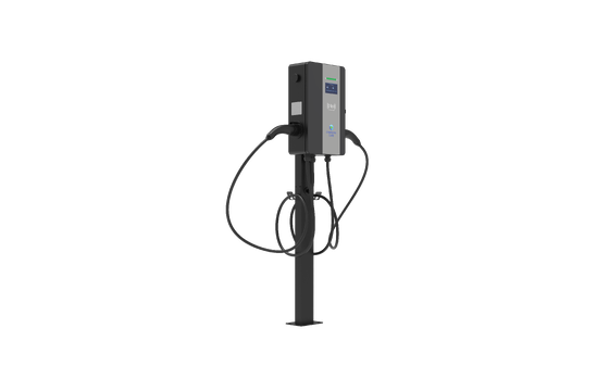 220V Commercial Dual Gun AC EV Charger | OCPP1.6J Supported, Dual Charging Ports, 4.3